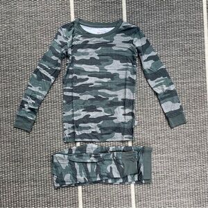 Little Sleepies Vintage Camo Bamboo Viscose Two Piece Pajama Set, 5/6